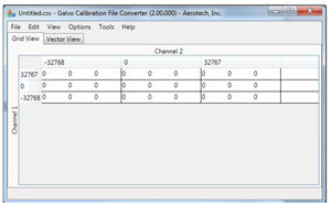 Galvo Calibration File Converter | Nmark SSaM | Aerotech